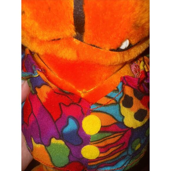 ⭐️Vintage Nanco Heathcliff in Shirt&Sun glasses 2000 Plush Stuffed Animal 11" - Picture 10 of 12